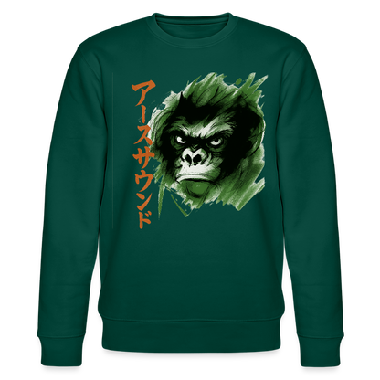 Earth Sound, Ekologisk sweatshirt CHANGER unisex från Stanley/Stella - skogsgrön