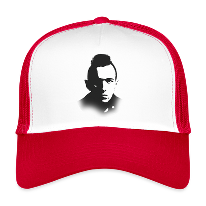 Stencil of Rebellion, Trucker Cap - vit/röd