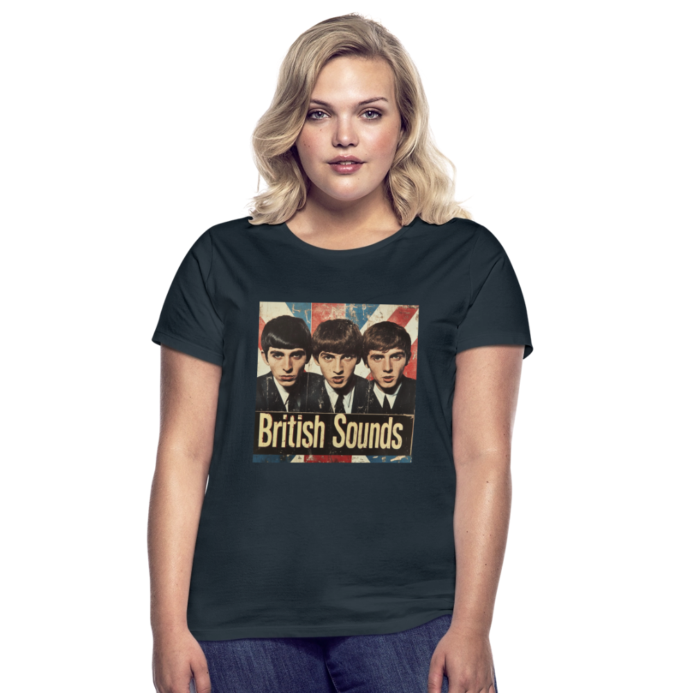British sounds 1965, T-shirt dam - marinblå