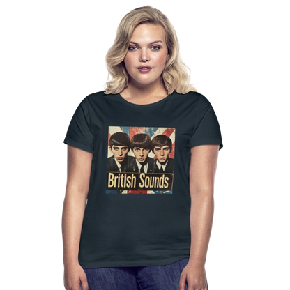 British sounds 1965, T-shirt dam - marinblå