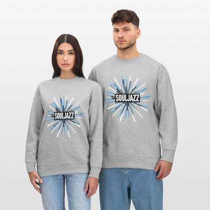 Jazz Meets Soul, Ekologisk sweatshirt CHANGER unisex från Stanley/Stella - gråmelerad