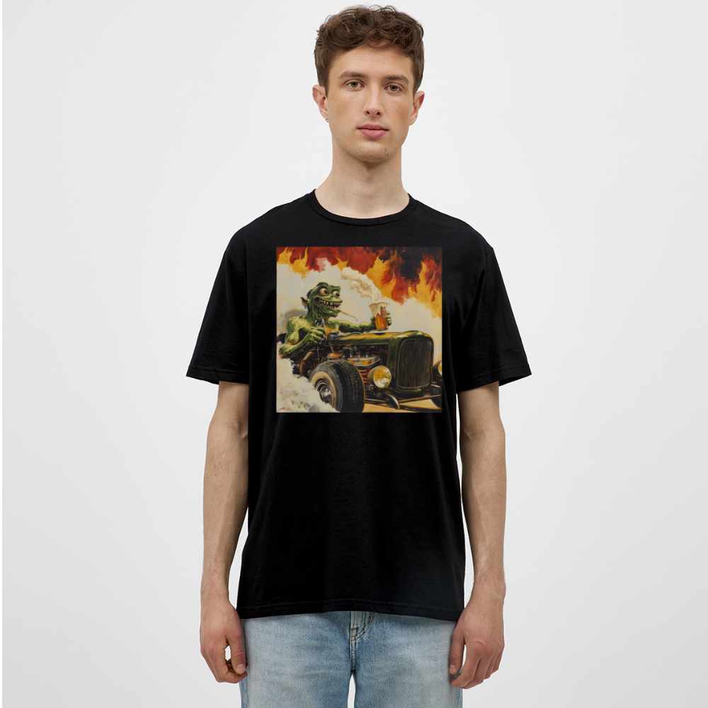 Ragg-Rex, T-shirt herr - svart