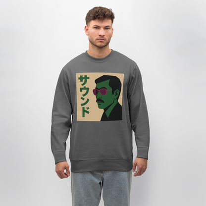Nippon Sound, Ekologisk sweatshirt CHANGER unisex från Stanley/Stella - kolgrå