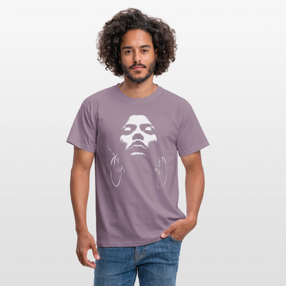 Beat Goddess, T-shirt unisex - lilagrå 