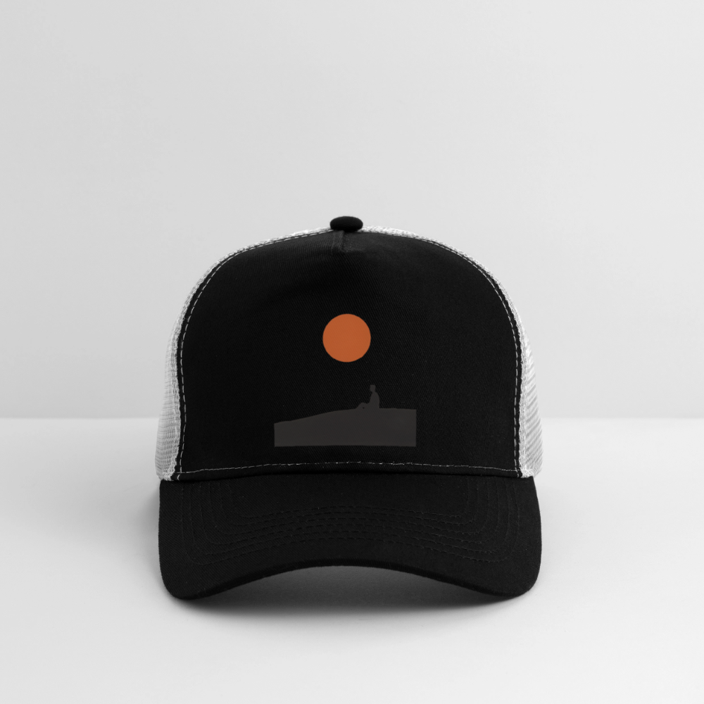 Under the sun, Trucker Cap - svart/stengrå