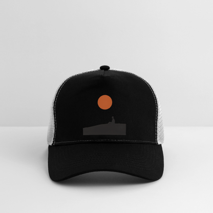 Under the sun, Trucker Cap - svart/stengrå