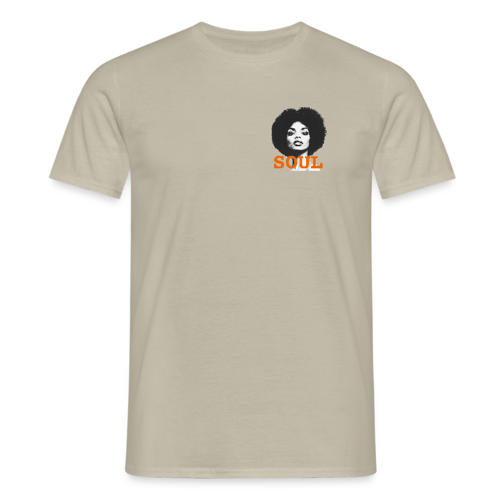 T-shirt unisex - Litet brösttryck - Litet brösttryck - sandbeige