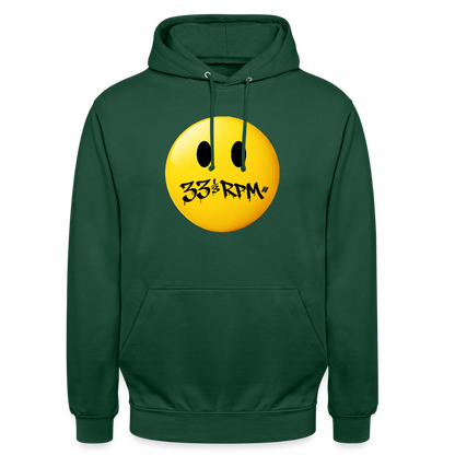 Turntable Grin, Luvtröja unisex - buteljgrön
