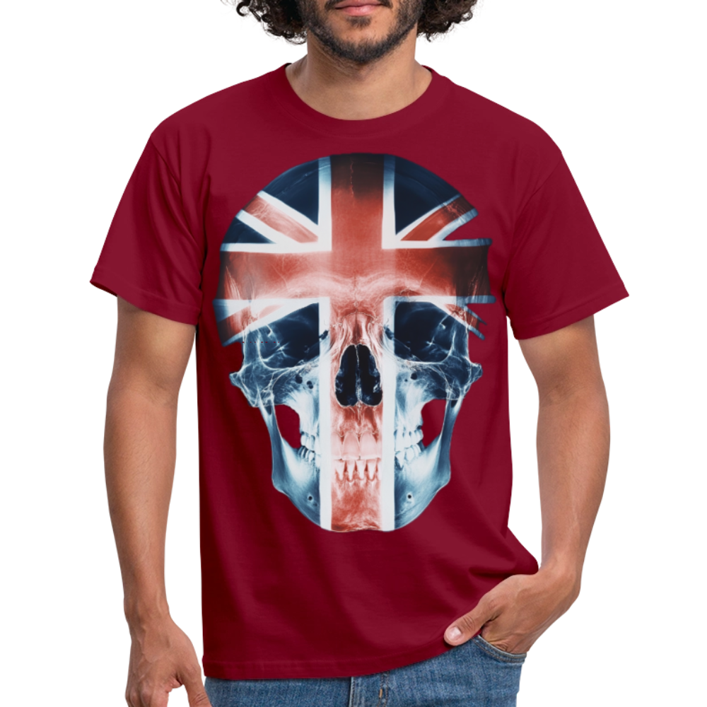 God Save the Skull, T-shirt herr - tegelröd