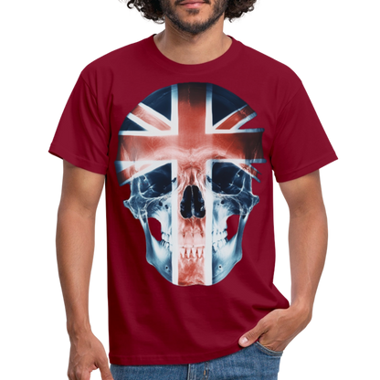 God Save the Skull, T-shirt herr - tegelröd