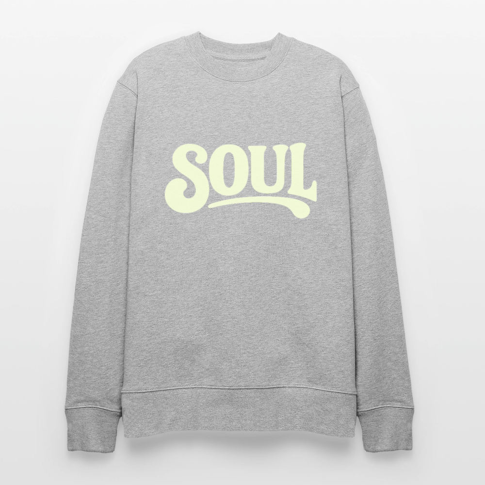 All About Soul, Ekologisk sweatshirt CHANGER unisex från Stanley/Stella - gråmelerad