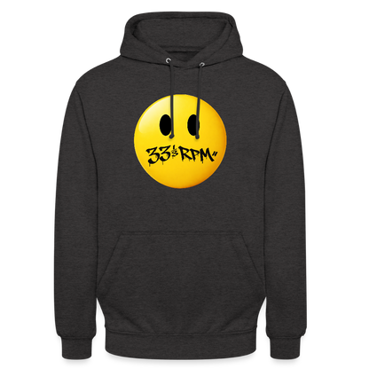 Turntable Grin, Luvtröja unisex - kolgrå