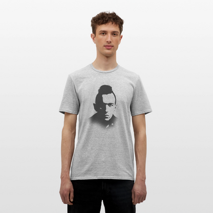 Stencil of Rebellion, T-shirt unisex - gråmelerad