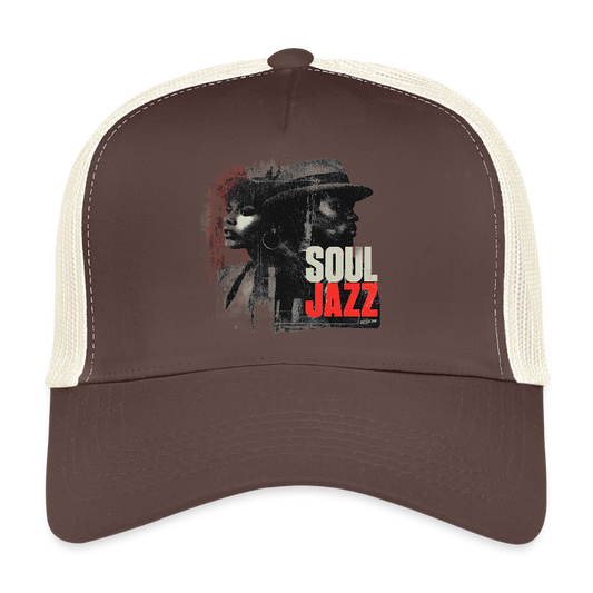 Soul Jazz Experience, Trucker Cap - brun/beige