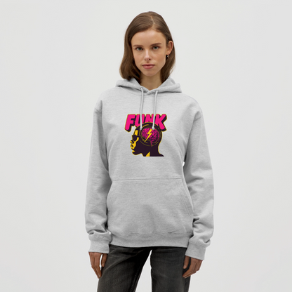 Funk Head, Luvtröja unisex - ljusgråmelerad