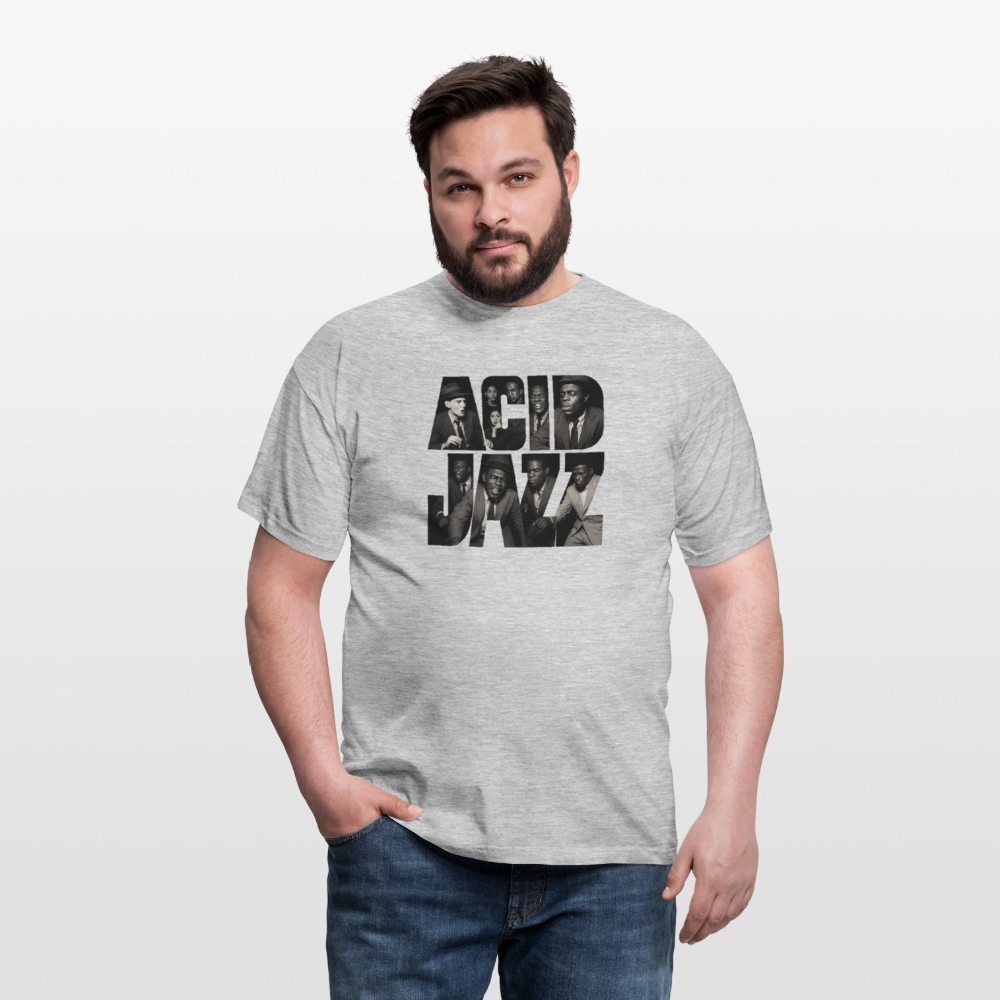 80s Club Jazzdance, T-shirt herr - gråmelerad