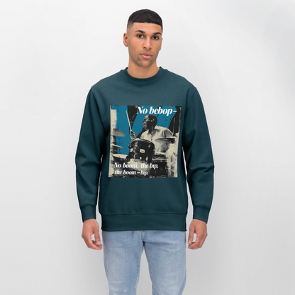 Push It Bebop, Ekologisk sweatshirt CHANGER unisex från Stanley/Stella - mörk petrol