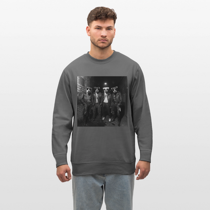 Barking Riot, Ekologisk sweatshirt CHANGER unisex från Stanley/Stella - kolgrå