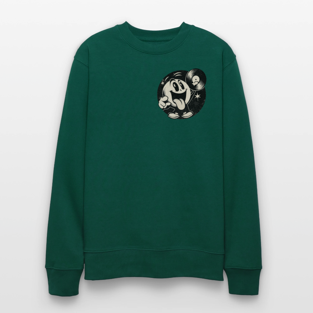 Groove Chaser, Ekologisk sweatshirt CHANGER unisex från Stanley/Stella - skogsgrön