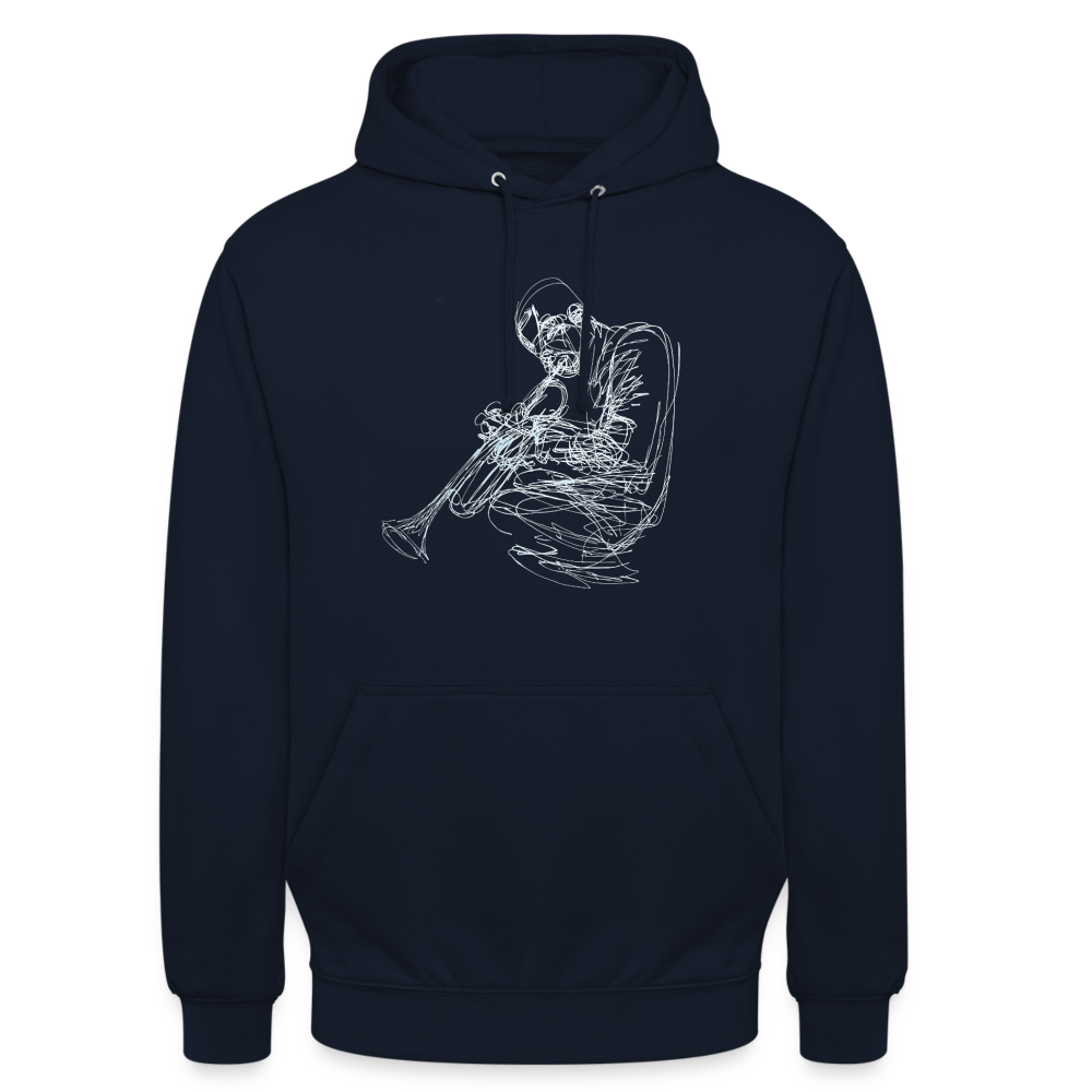 Contours of Jazz, Luvtröja unisex - marinblå