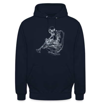 Contours of Jazz, Luvtröja unisex - marinblå