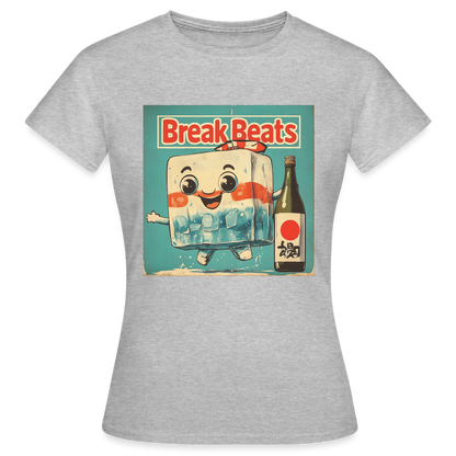 Nippon Break Beats, T-shirt dam - gråmelerad