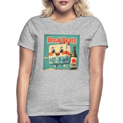 Nippon Break Beats, T-shirt dam - gråmelerad