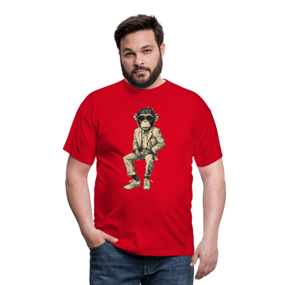 Mod Monkey, T-shirt herr - röd