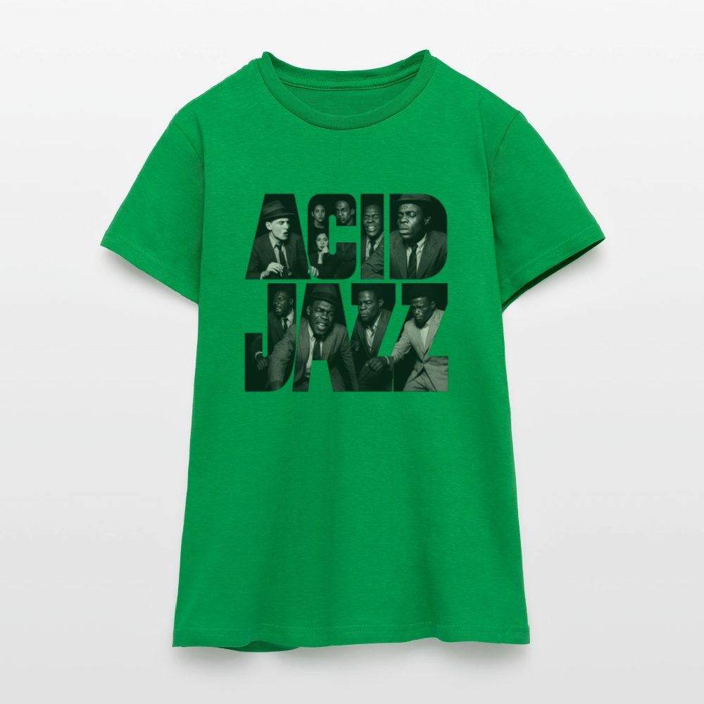 80s Club Jazzdance, T-shirt dam - kellygrön