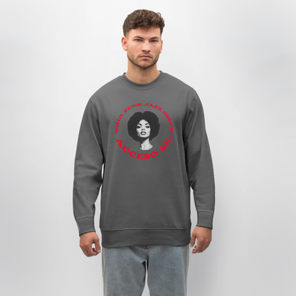 Where Music Lives – Powered by Acceso Family, Ekologisk sweatshirt CHANGER unisex från Stanley/Stella - kolgrå