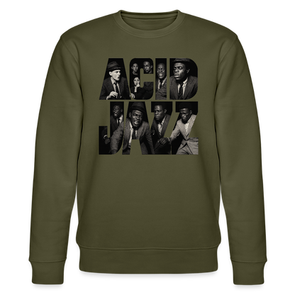 80s Club Jazzdance, Ekologisk sweatshirt CHANGER unisex från Stanley/Stella - kaki