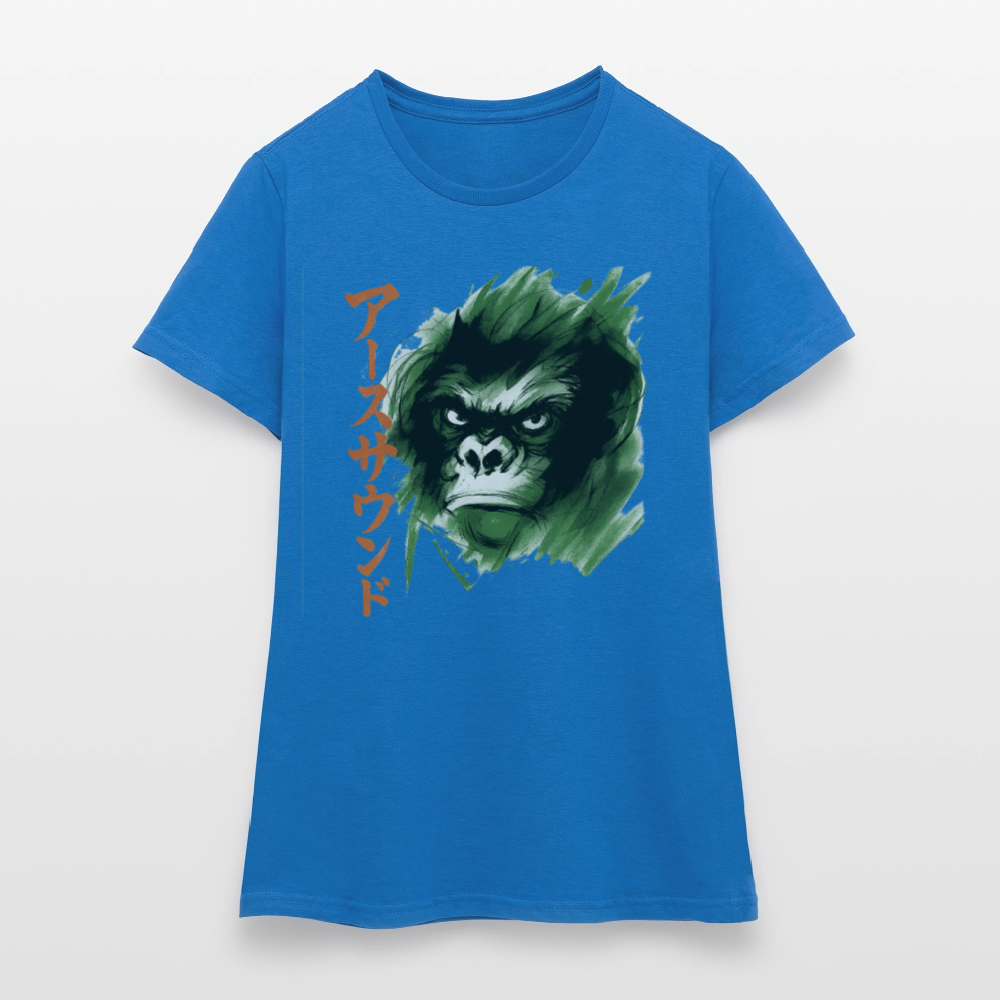 Earth Sound, T-shirt dam - royalblå