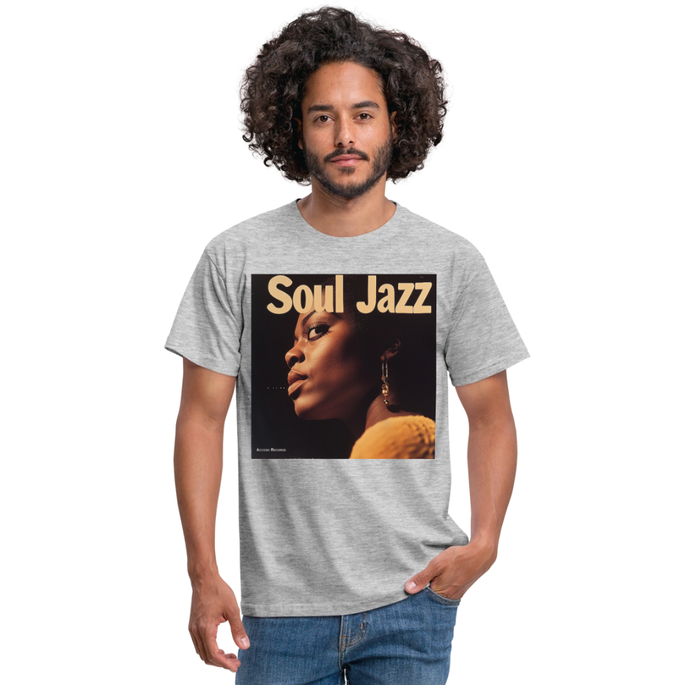 Acceso's Soul Groove: Jazz with a Beat, T-shirt herr - gråmelerad