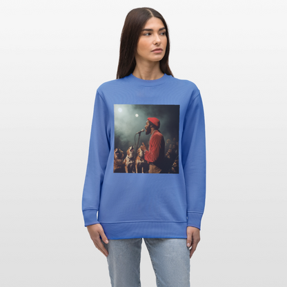 Howling at the Moon, Ekologisk sweatshirt CHANGER unisex från Stanley/Stella - blå