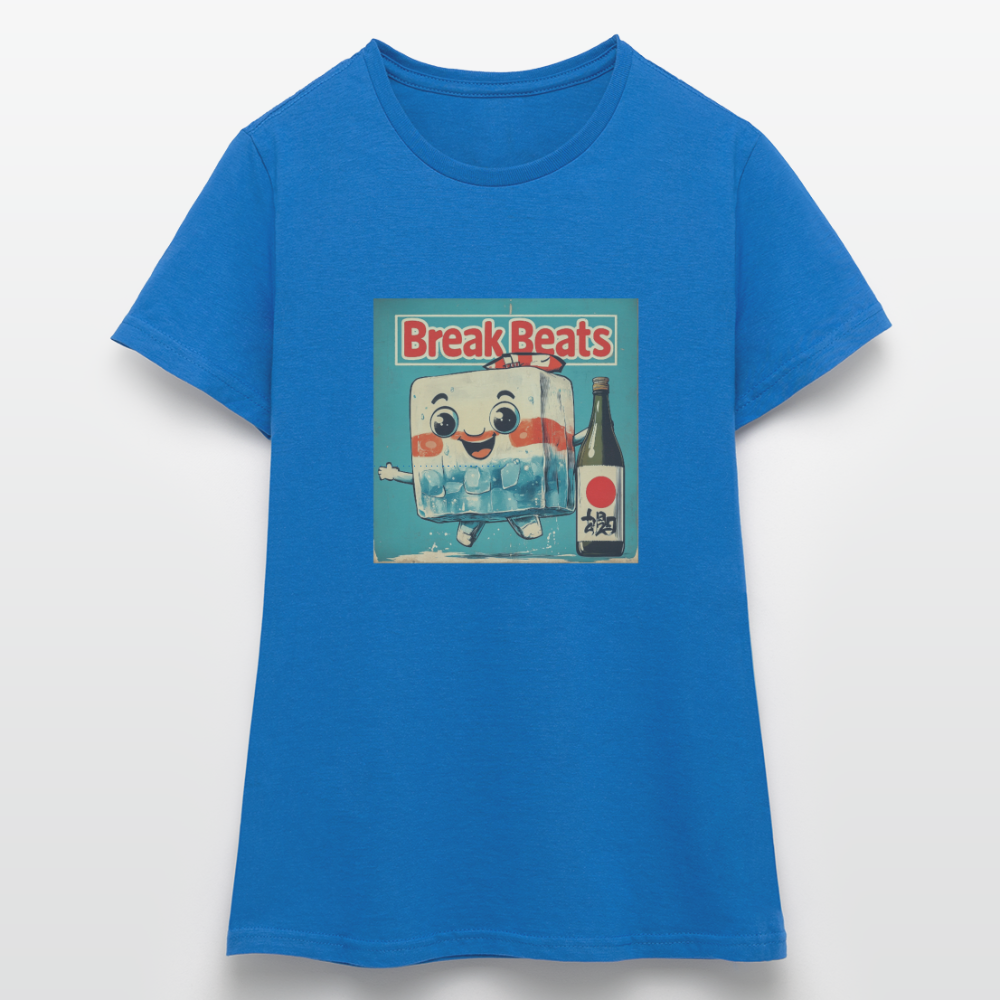 Nippon Break Beats, T-shirt dam - royalblå