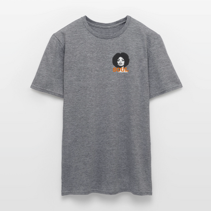 T-shirt unisex - Litet brösttryck - Litet brösttryck - grafitmelerad