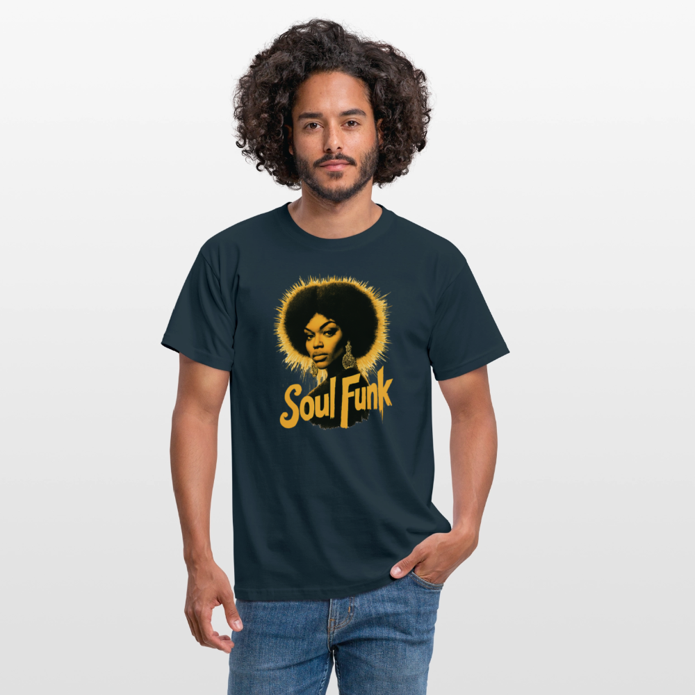 Soul Funk, T-shirt herr - marinblå