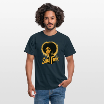 Soul Funk, T-shirt herr - marinblå