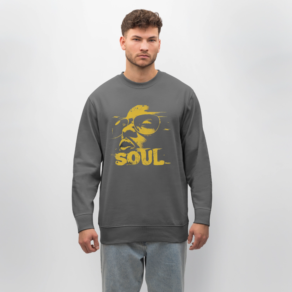 Funky Soul, Ekologisk sweatshirt CHANGER unisex från Stanley/Stella - kolgrå