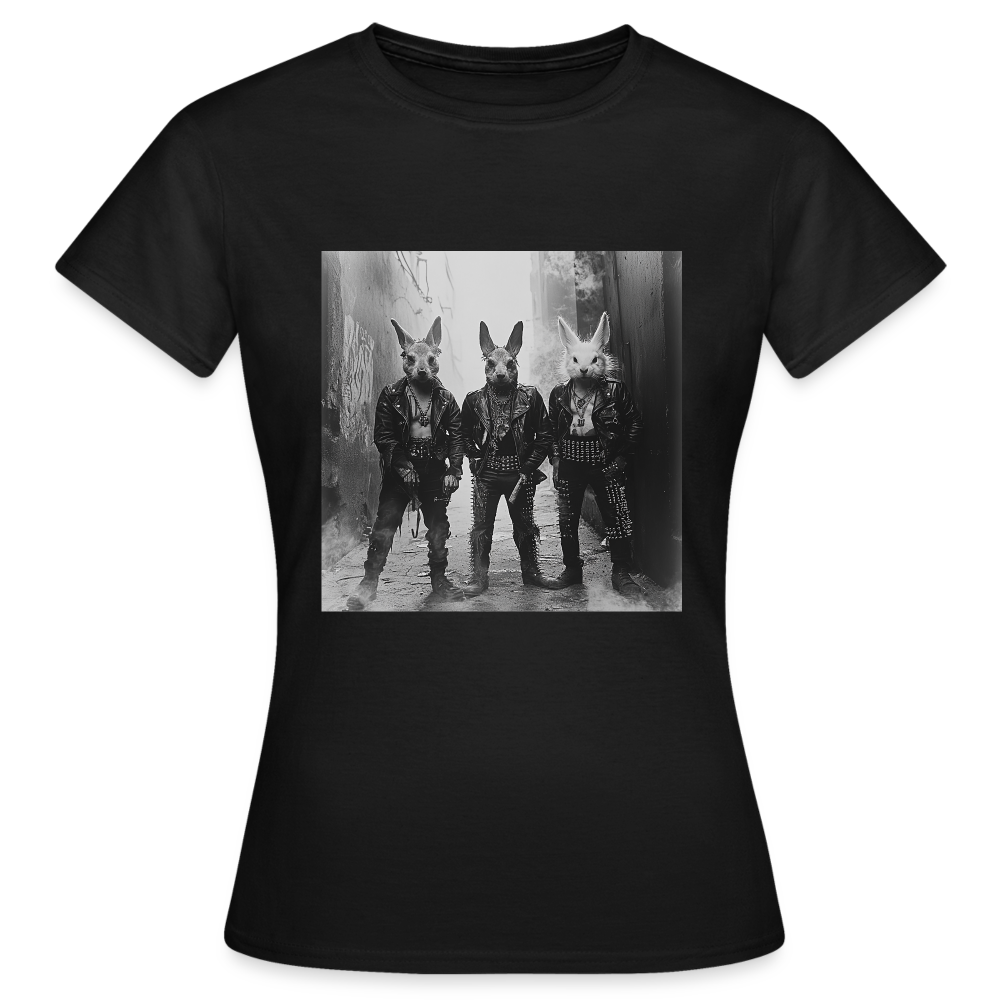 The Hare Raisers, T-shirt dam - svart