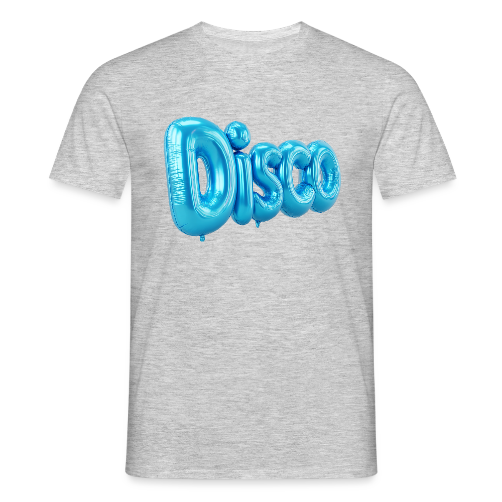 Pump the Disco, T-shirt herr - gråmelerad