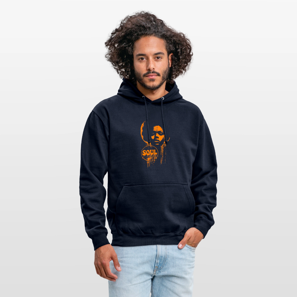 SOUL GLOW, Luvtröja unisex - marinblå