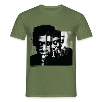 Between Breaths, T-shirt herr - Militärgrön