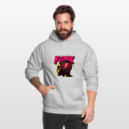 Funk Head, Luvtröja unisex - ljusgråmelerad