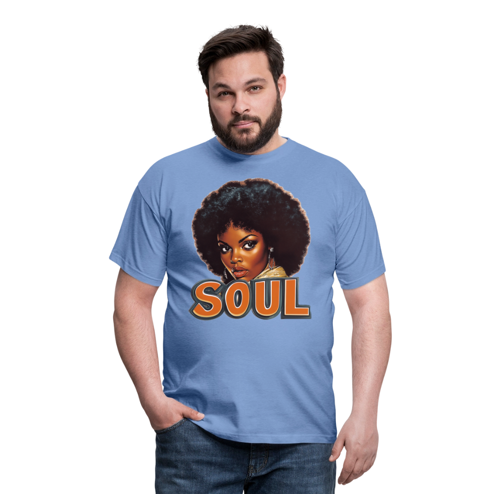 Soulful Vibes, T-shirt herr - carolina blue