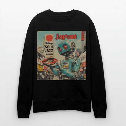 Shibuya Soul Jazz Classics, Ekologisk sweatshirt CHANGER unisex från Stanley/Stella - svart