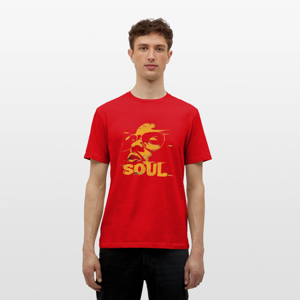 Funky Soul, T-shirt herr - röd