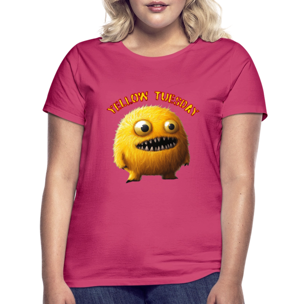 Yellow Tuesday – Funky, Not Blue, T-shirt dam - azalea