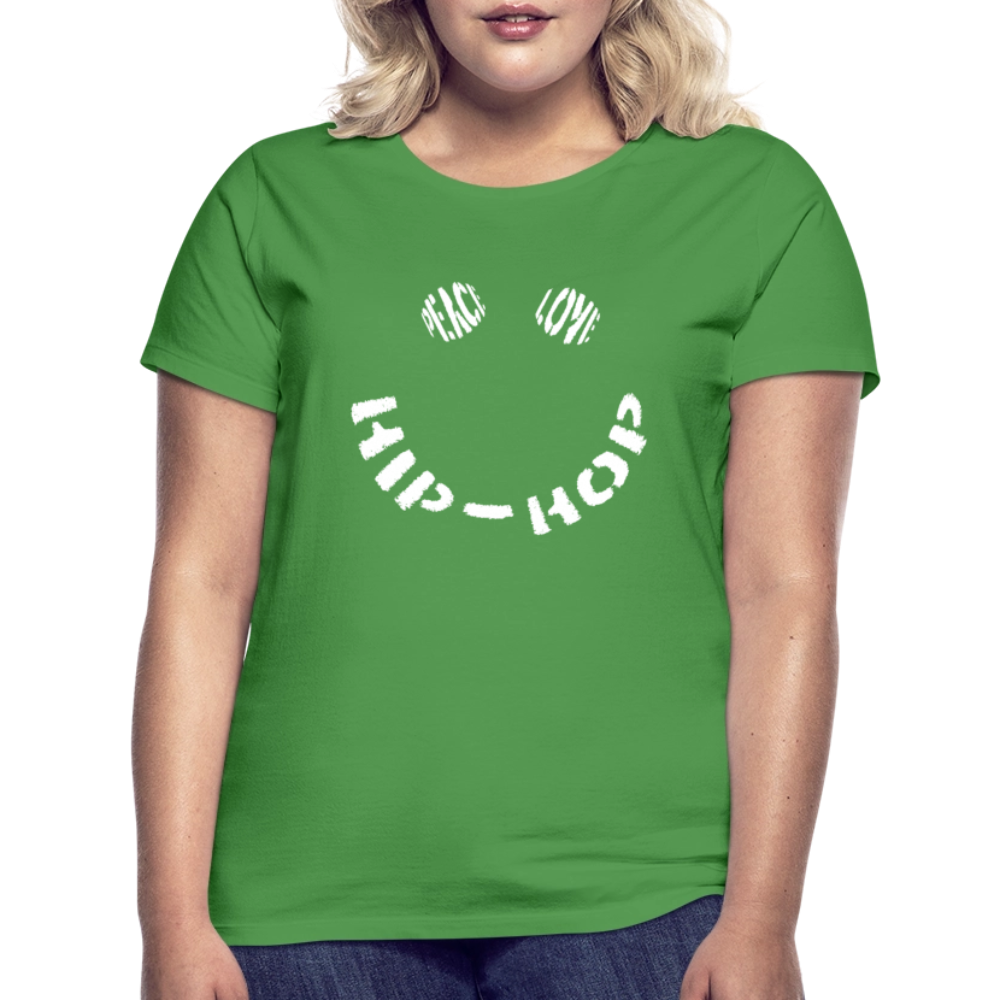 Peace, Love & Hip-Hop, T-shirt dam - kellygrön