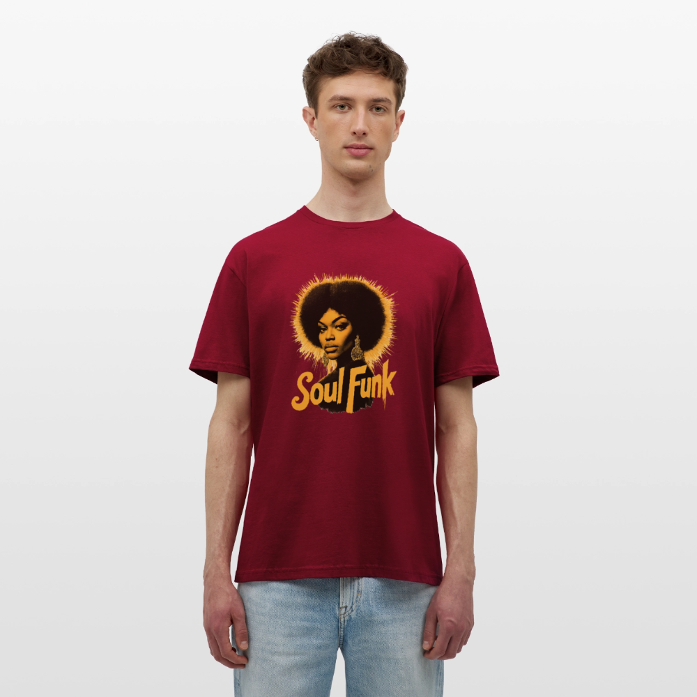 Soul Funk, T-shirt herr - tegelröd